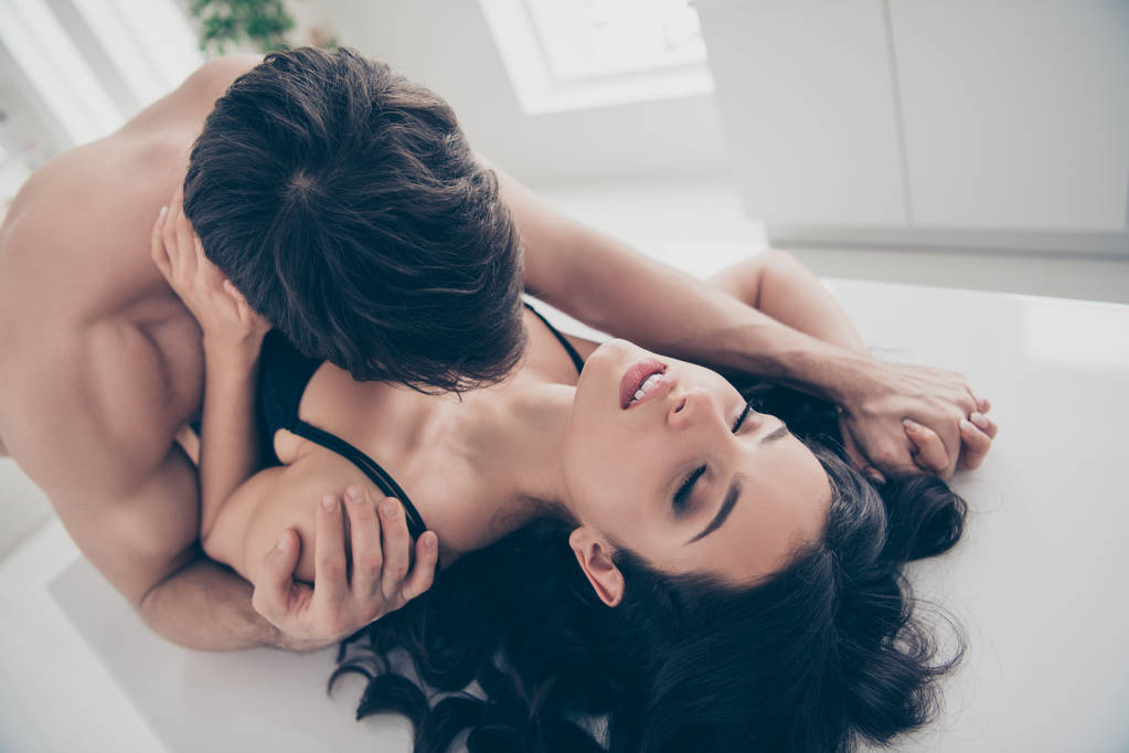 Couple enjoying private time together